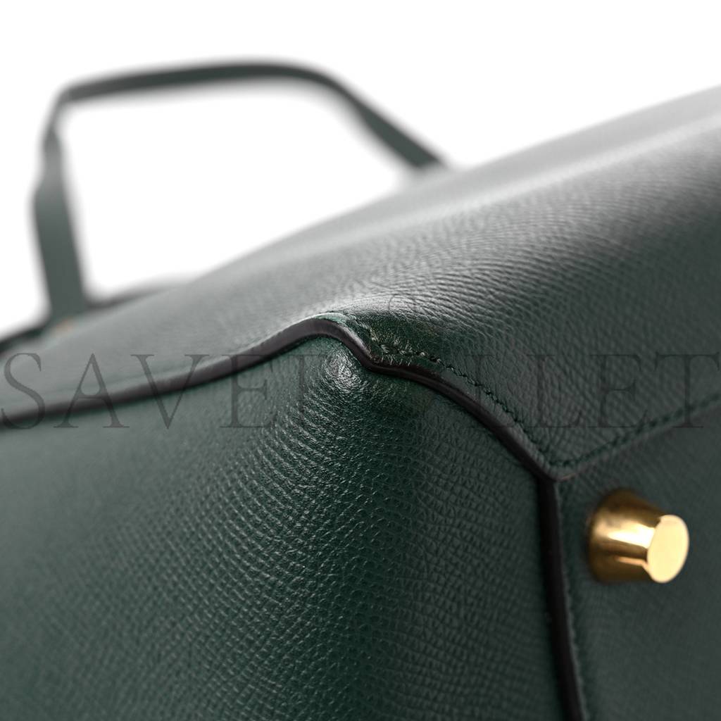 Ce**e grained calfskin mini belt bag amazone (28*22*17cm)