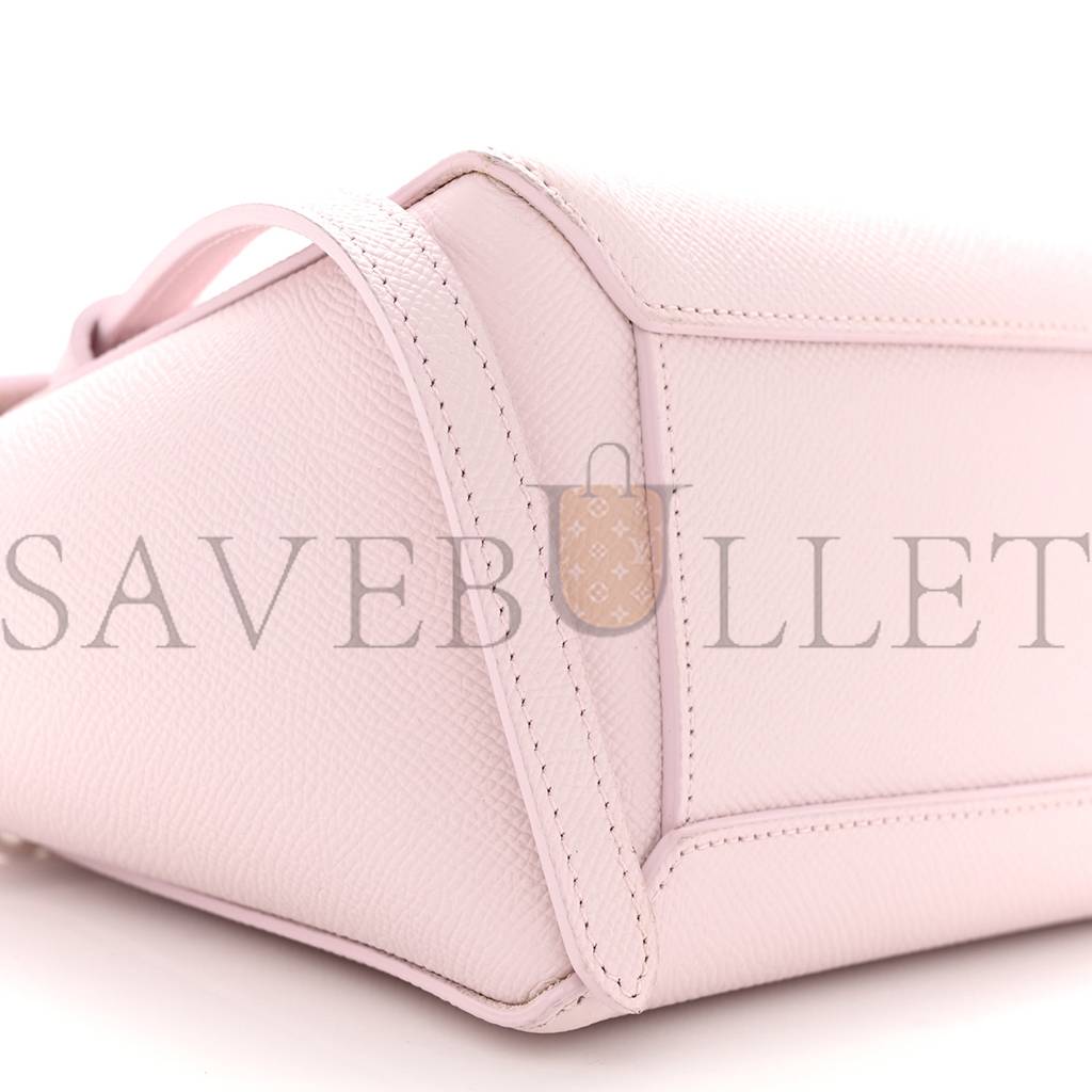Ce**e grained calfskin nano belt bag peony (20*17*11cm)