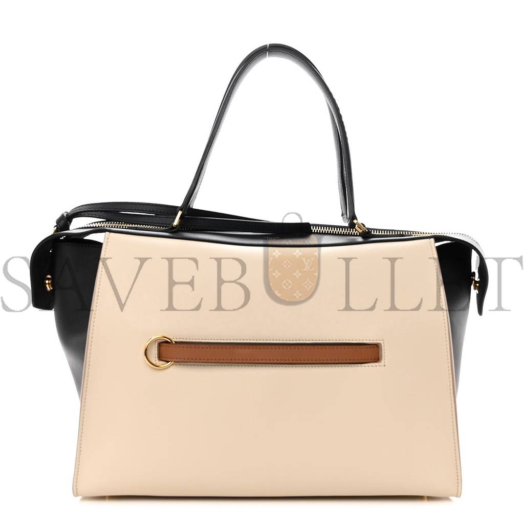 Ce**e smooth calfskin small ring bag chalk (30*25*17cm)