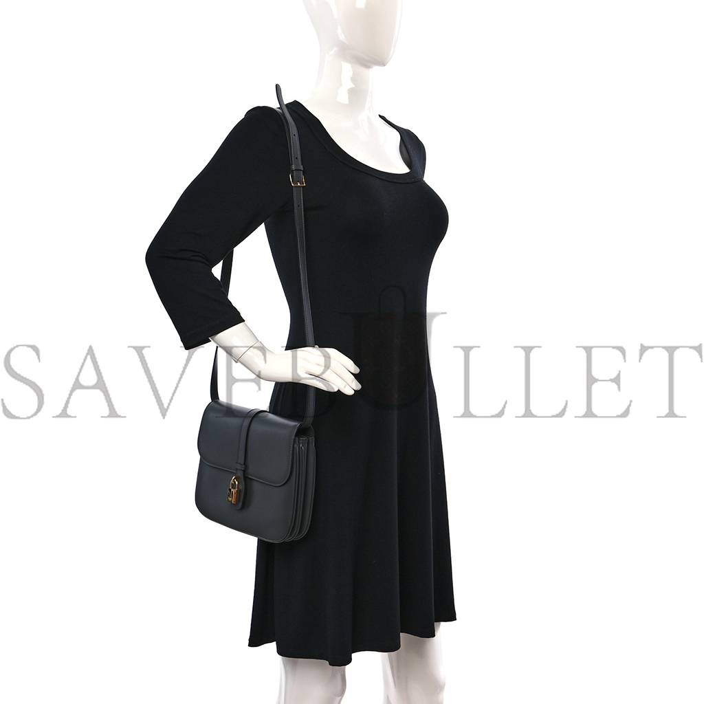 Ce**e smooth calfskin medium tabou anthracite (23*18*1cm)