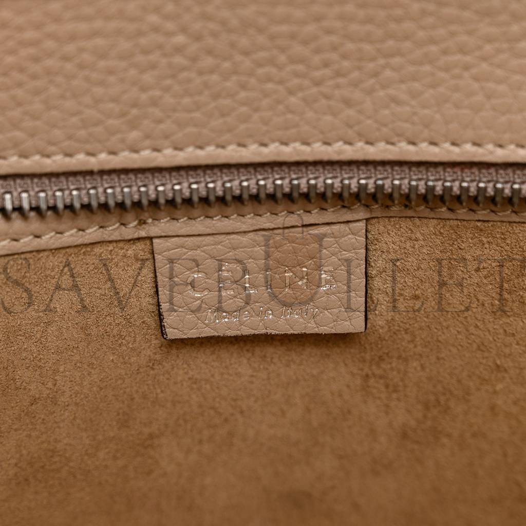 Ce**e drummed calfskin nano luggage dune (21*20*10cm)