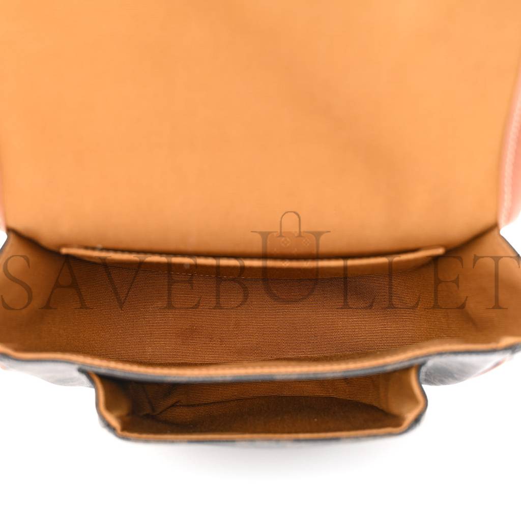 Ce**e triomphe canvas medium folco bag tan (18*17*6cm)