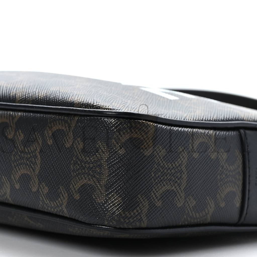 Ce**e triomphe canvas medium messenger bag black (23*15*4cm)