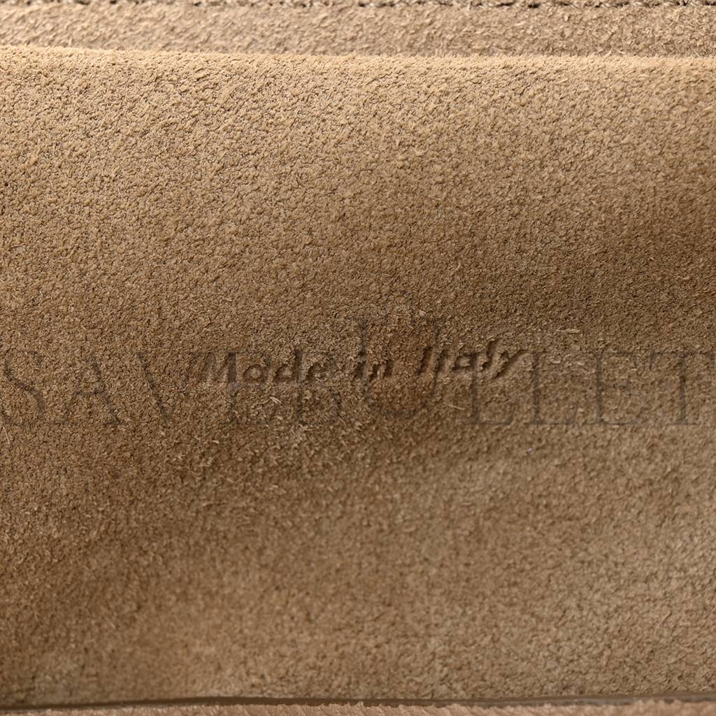 Ce**e grained calfskin mini belt bag light taupe (28*22*18cm)