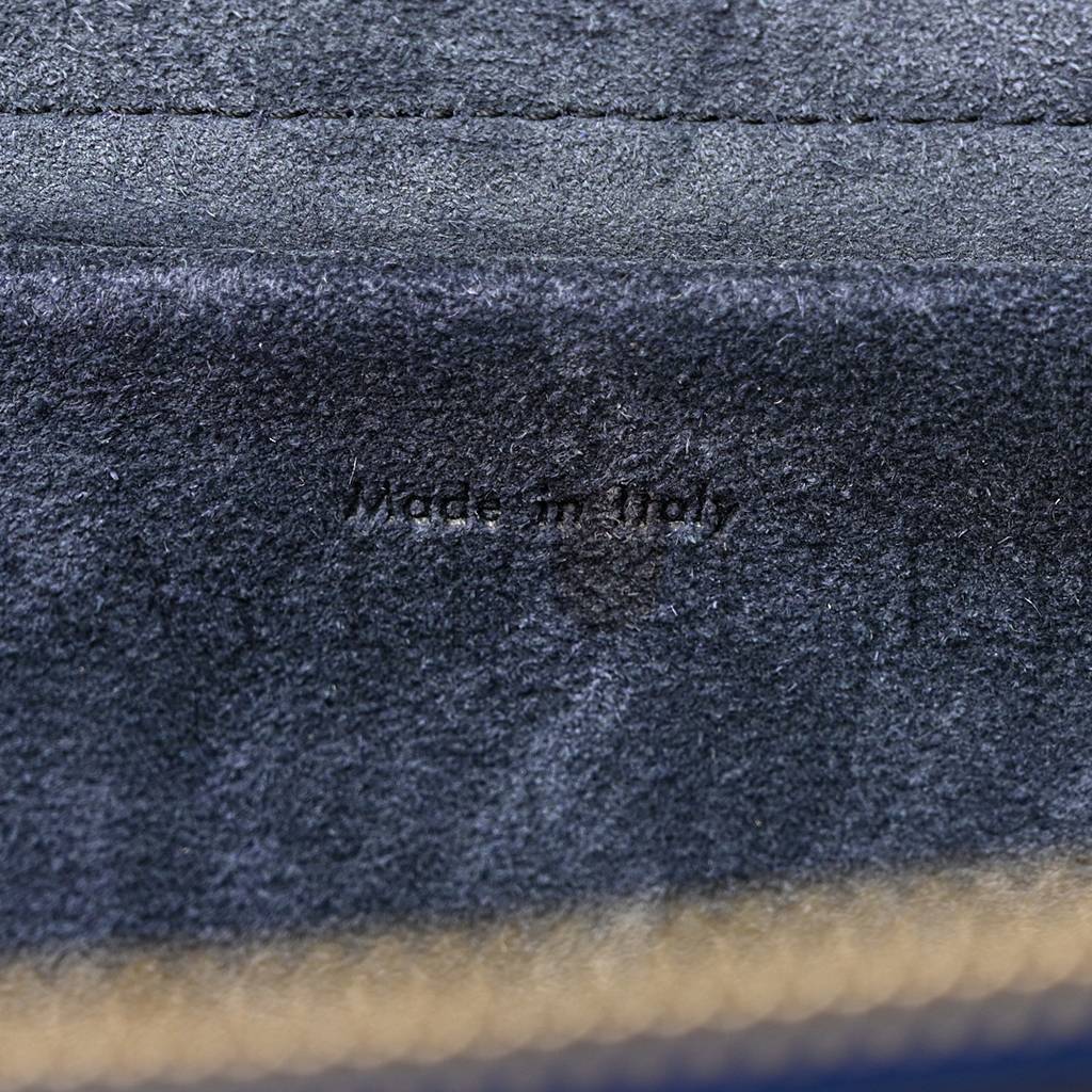 Ce**e grained calfskin mini belt bag indigo (28*23*16cm)