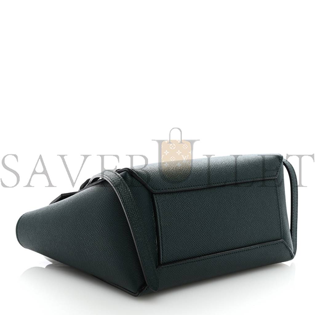 Ce**e grained calfskin nano belt bag amazone (20*19*11cm)