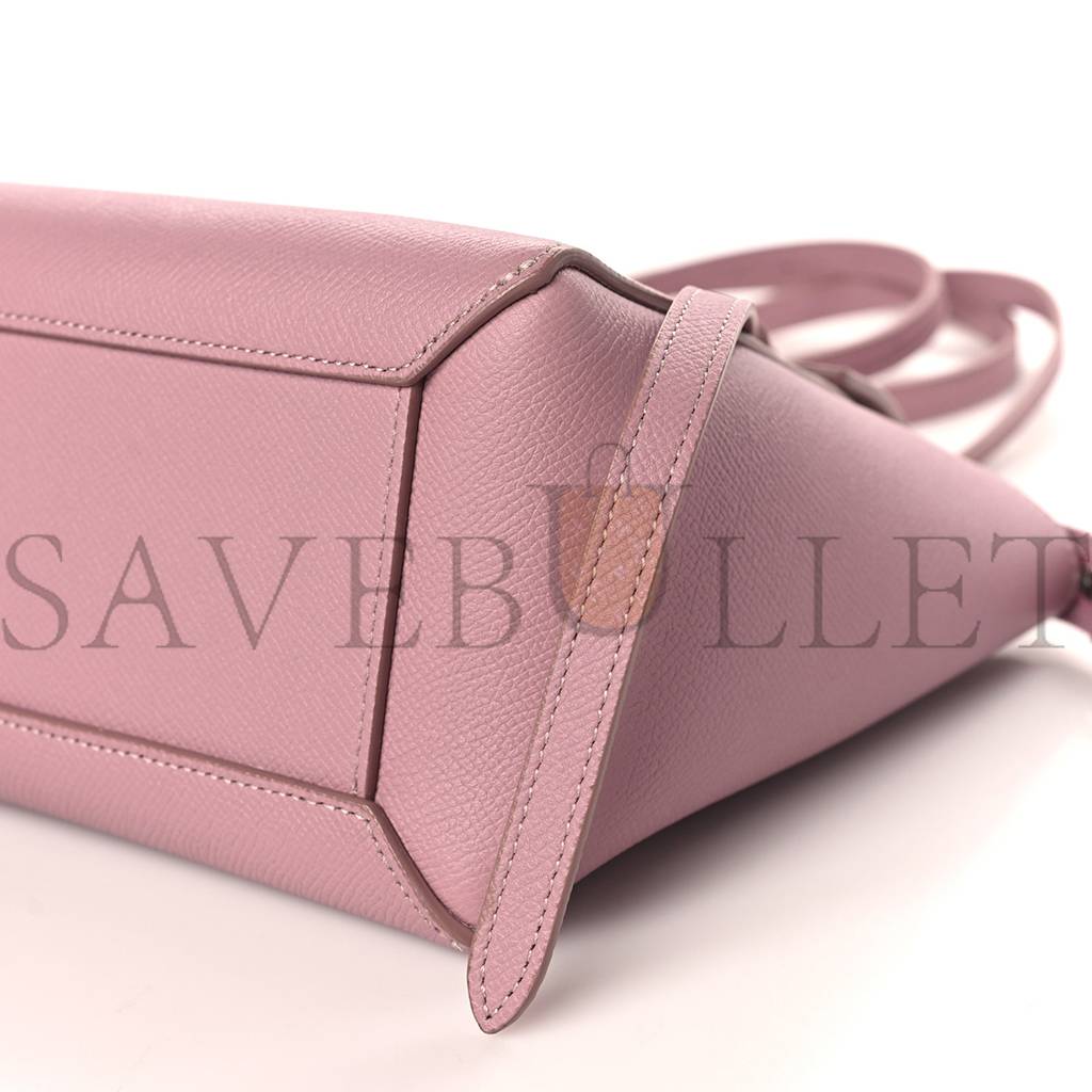 Ce**e grained calfskin nano belt bag vintage pink (20*19*11cm)