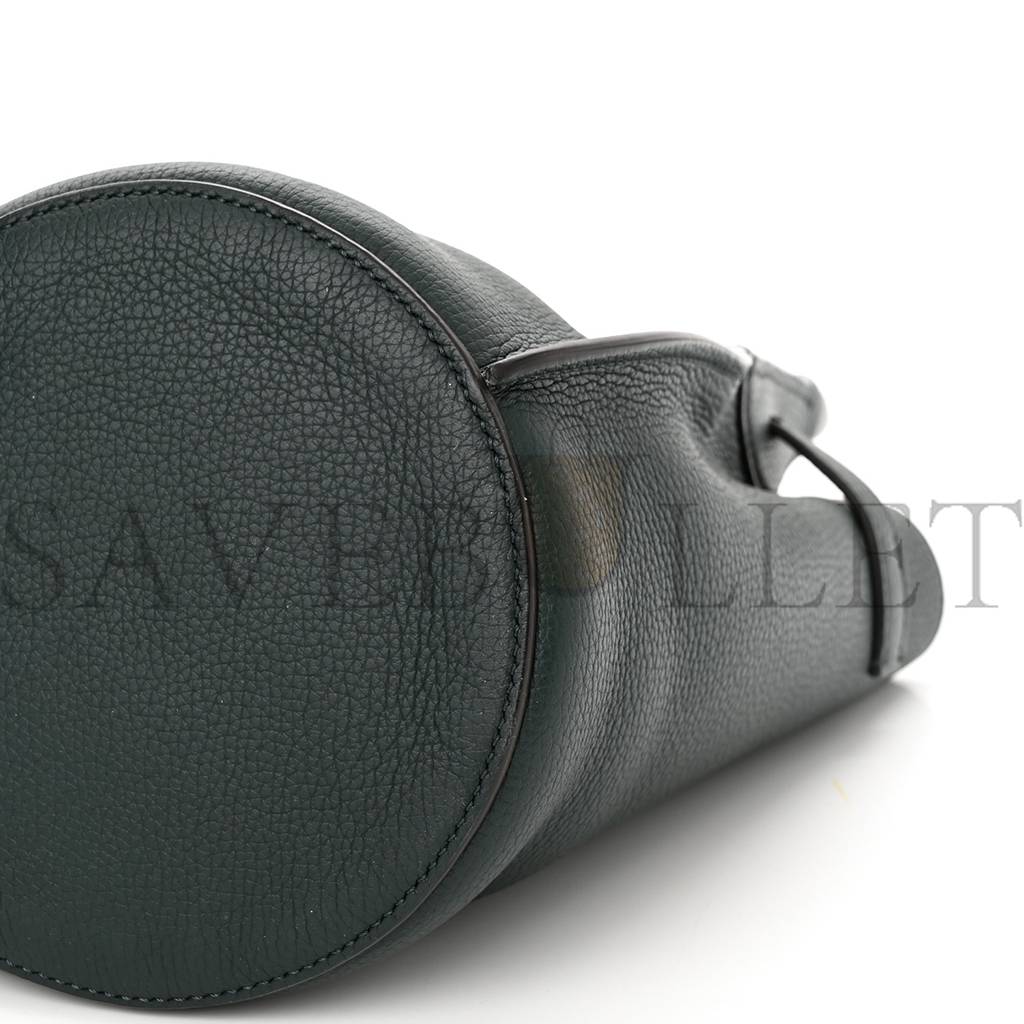 ce**e S*pple grained calfskin nano big bag bucket amazone (21*15*15cm)