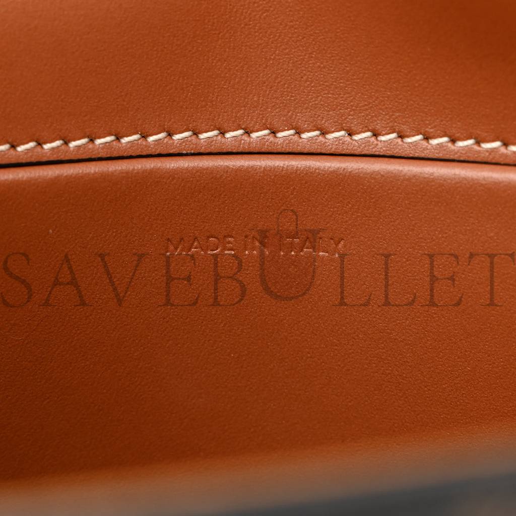 Ce**e calfskin triomphe canvas besace tan (22*14*6cm)