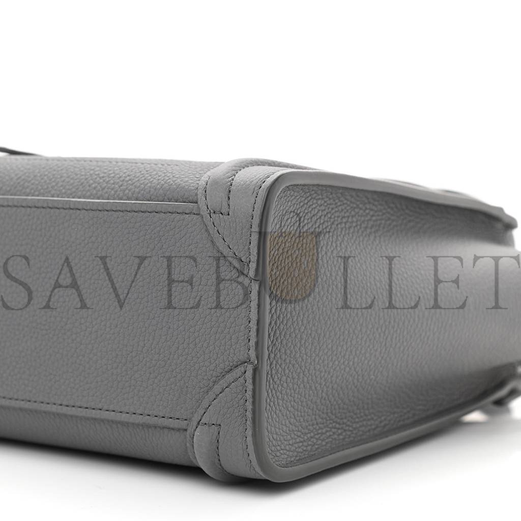 Ce**e baby drummed calfskin nano luggage kohl (20*20*10cm)