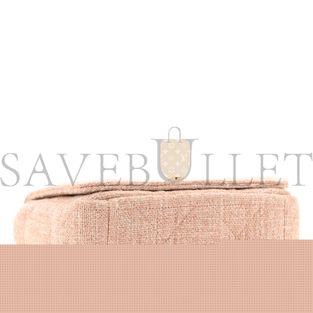 D*or linen macrocannage small caro bag rose (19*12*7.6cm)