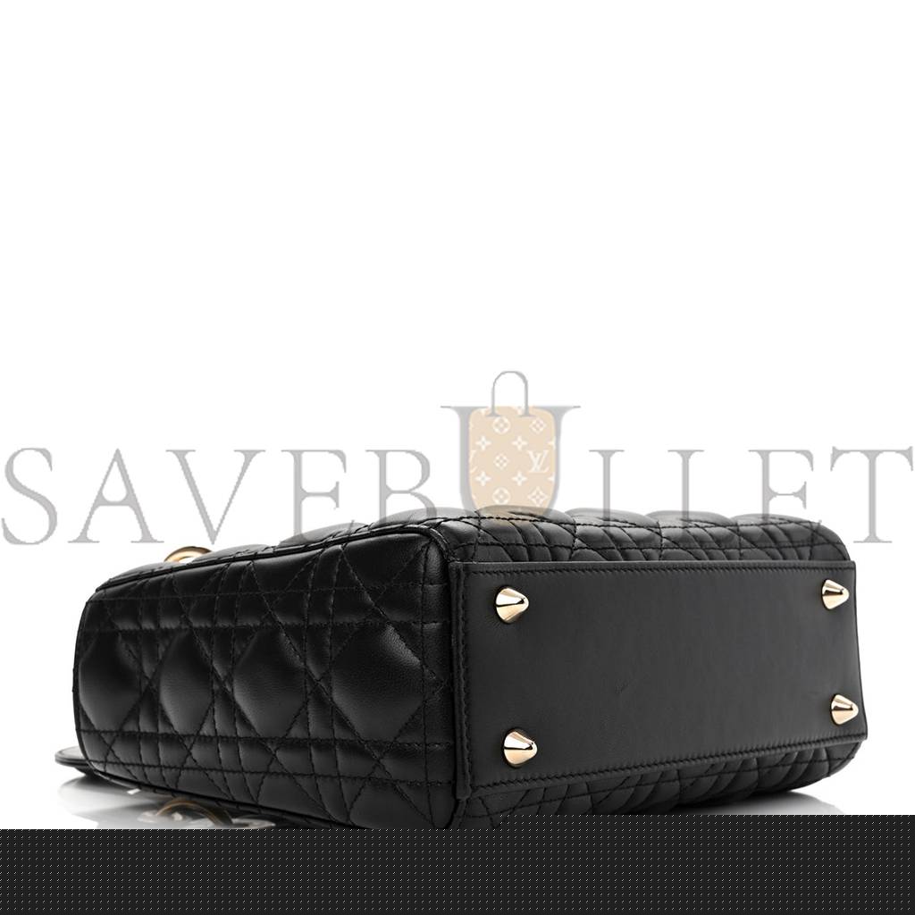 D*or lambskin cannage small my abcD*or lady D*or black (20*18*8.9cm)