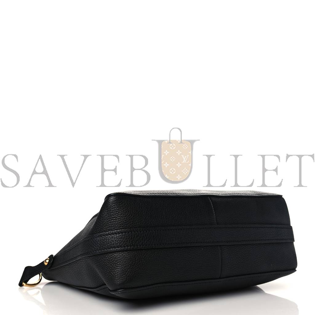 D*or grained calfskin d-bee shopper black (41*23*12.7cm)
