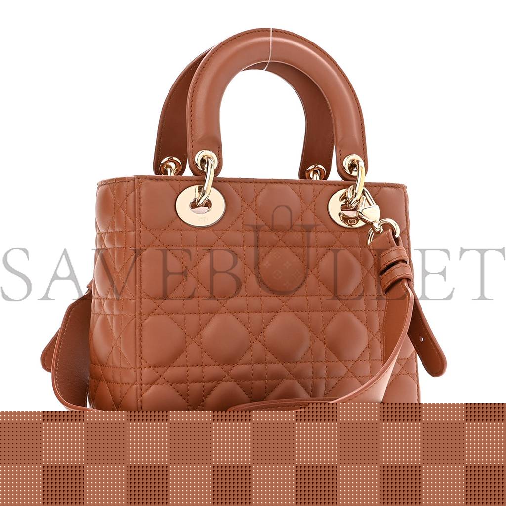 D*or calfskin cannage small my abcD*or lady D*or tan (20*18*6.4cm)