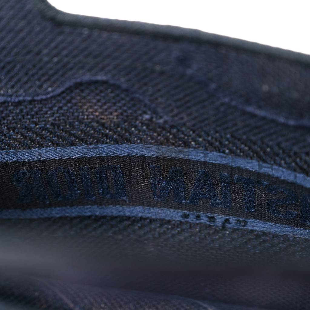 D*or canvas embroidered camouflage mini book tote blue (23*15*5.7cm)