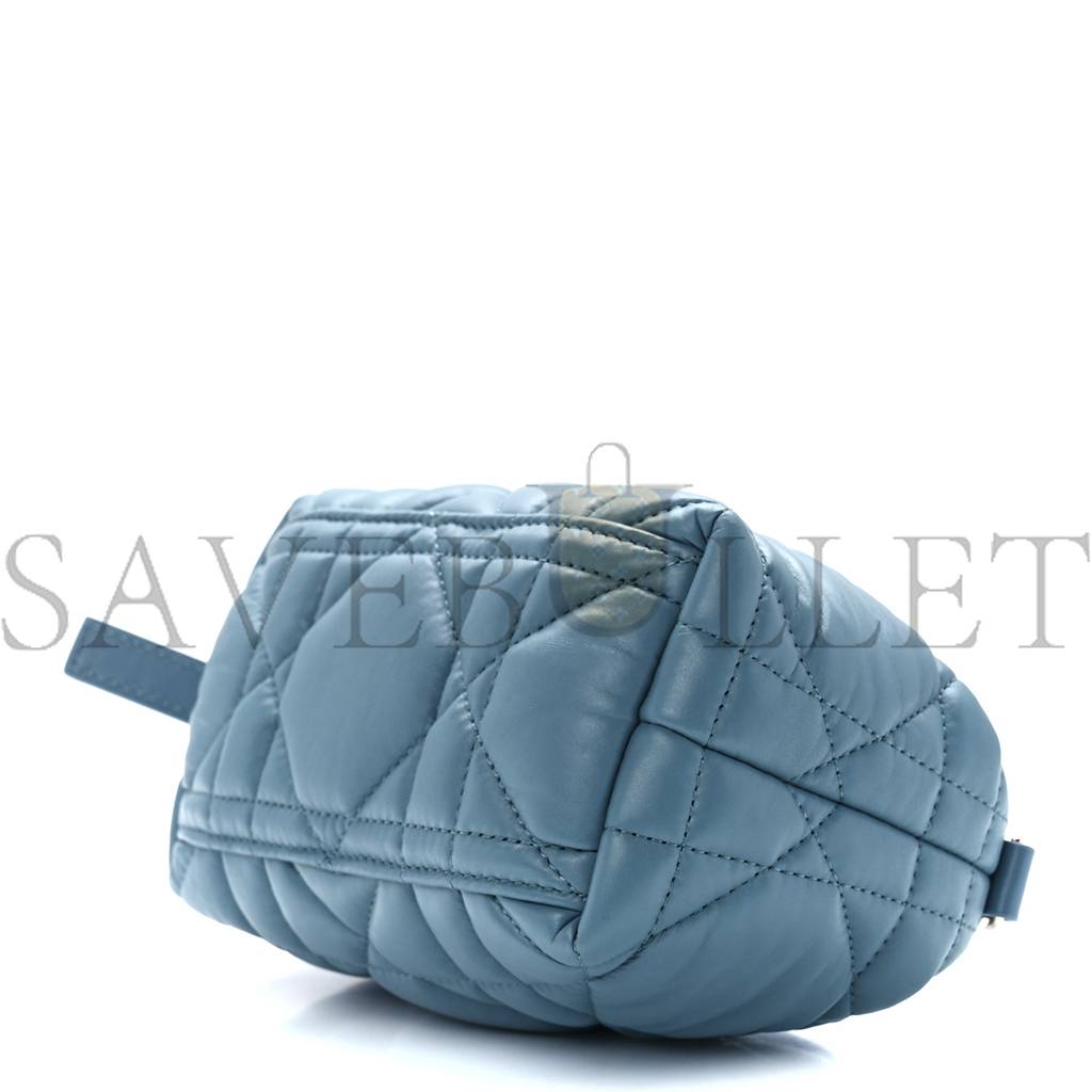 D*or calfskin macrocannage medium D*ortravel nomad pouch (23*13*10.2cm)