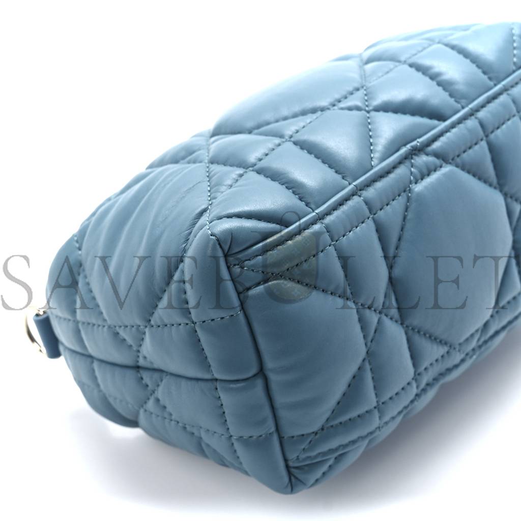 D*or calfskin macrocannage medium D*ortravel nomad pouch (23*13*10.2cm)